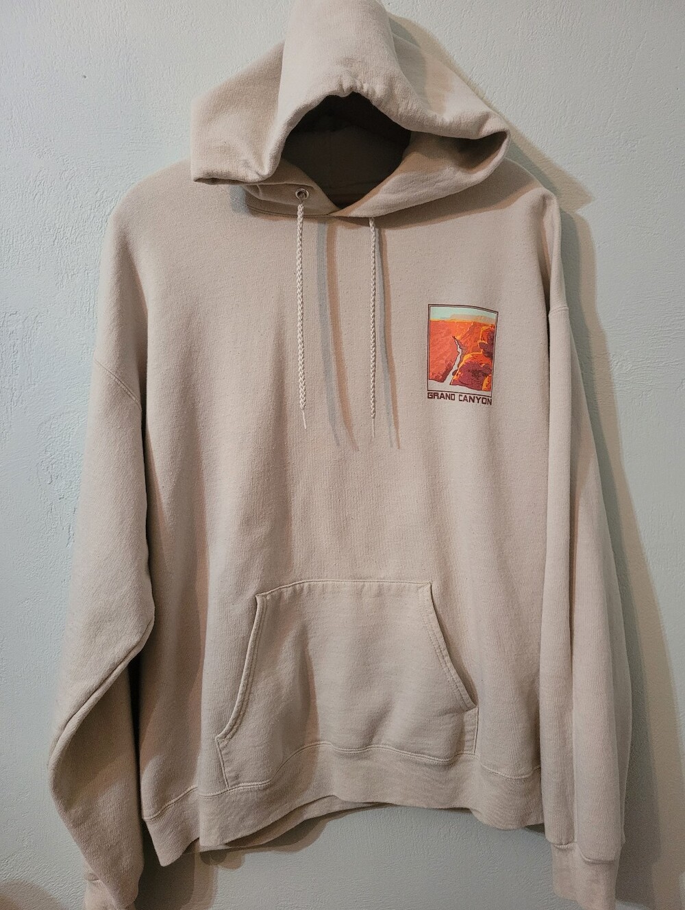 Artist Union Grand Canyon Graphic Logo Cotton Blend Hoddie Size Large!